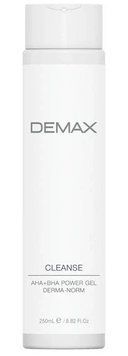 Demax Очищуючий гель для комбінованої шкіри з АНА, 250 мл 186-1 фото