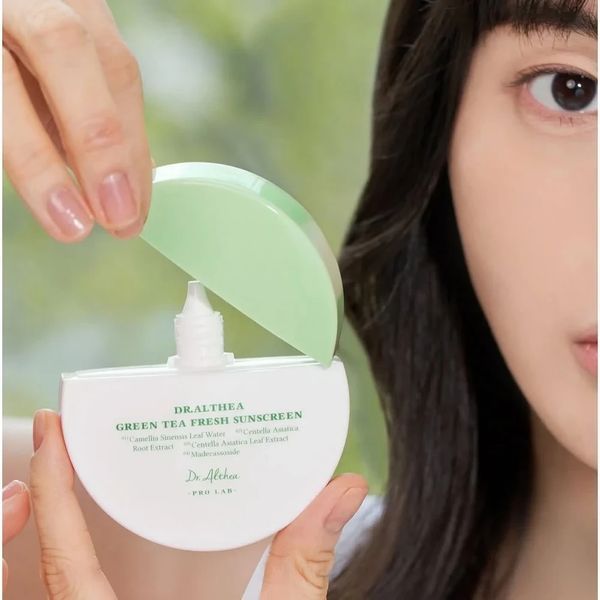 Dr.Althea Green Tea Fresh Sunscreen - Солнцезащитный крем с широким спектром SPF50+, 45 мл 255989 фото