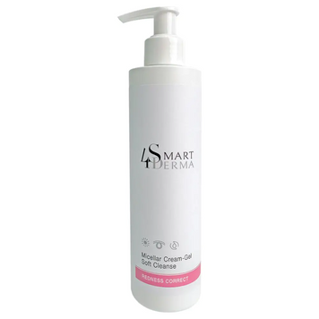 Smart4derma Мицеллярный очищающий крем-гель для чувствительной и куперозной кожи, 250 мл 809 фото